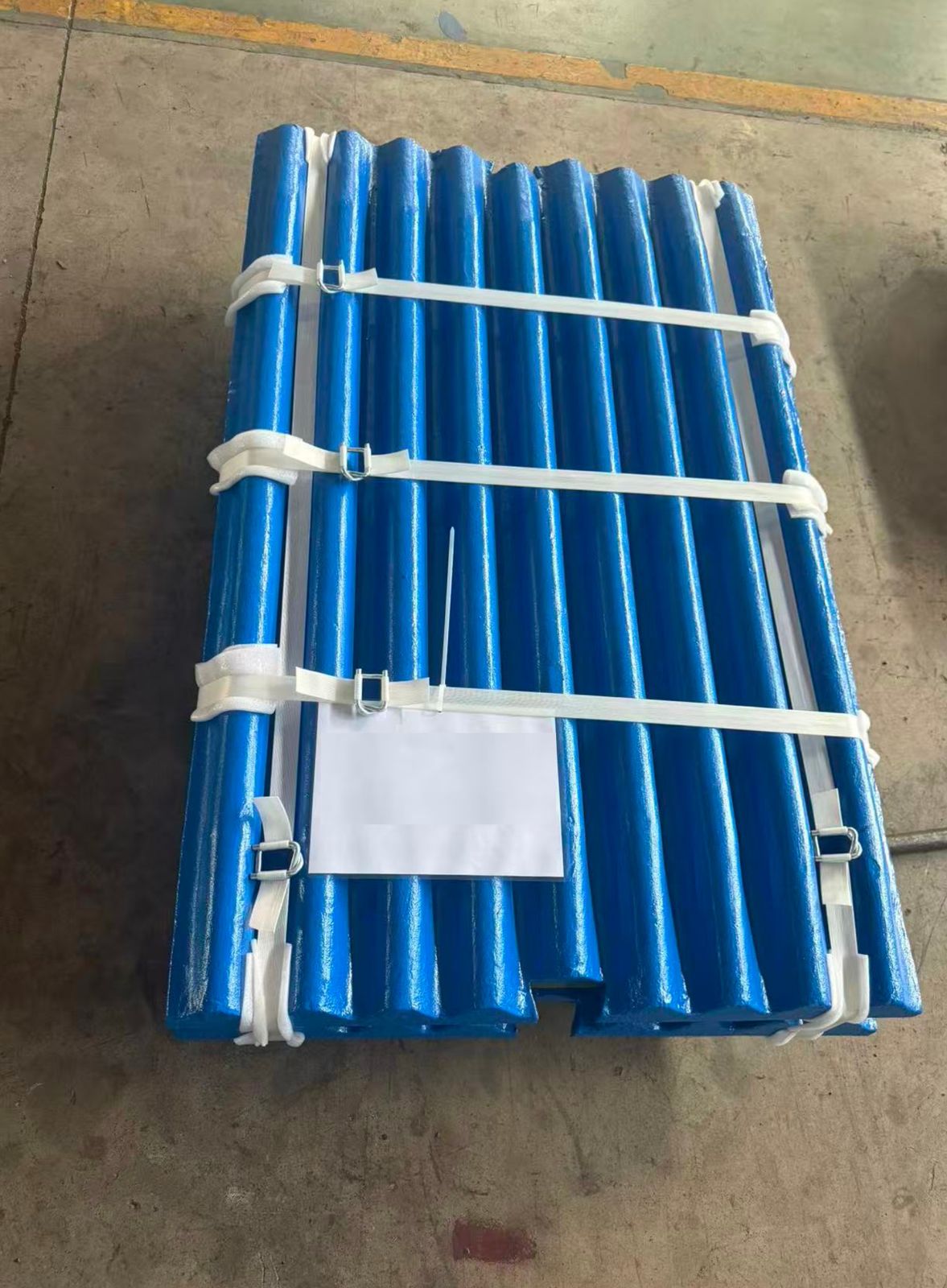 Jaw Crusher Liners Packed